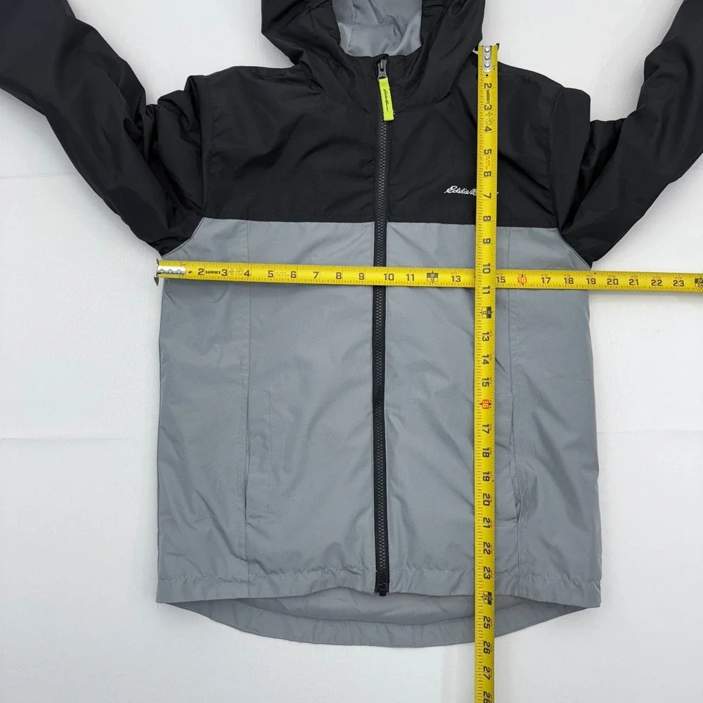 Eddie Bauer 3 in 1 Jacket Boys Large 14 Zip Out Fleece‎ Liner Hooded Rain Coat